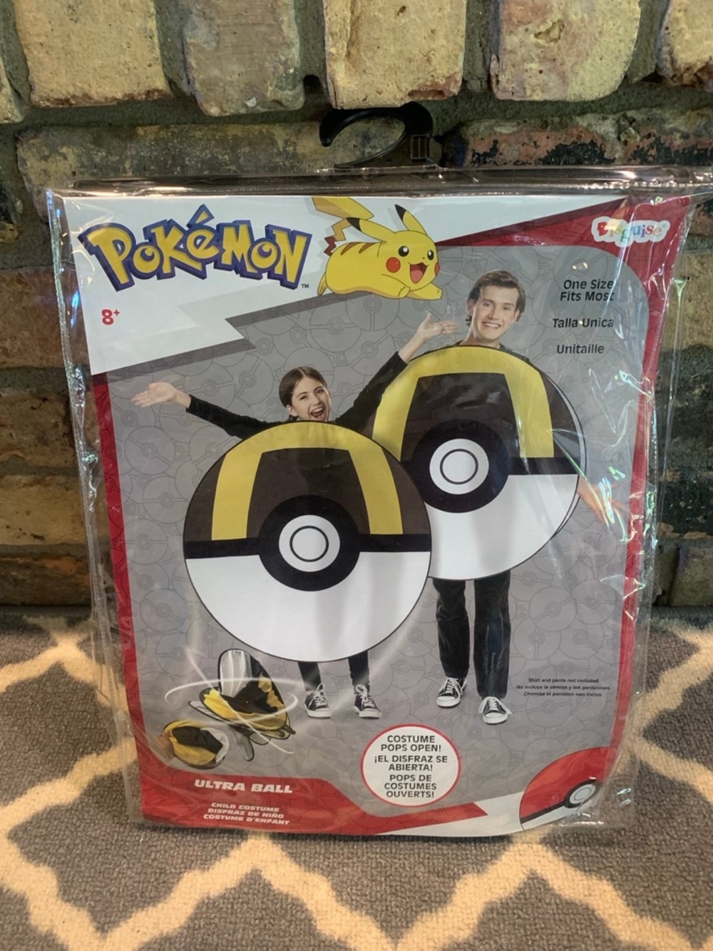 Kids' Pokémon Ultraball Halloween costume- One Size NWT - Picture 2 of 4